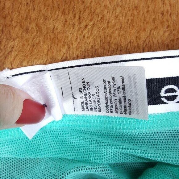 CALVIN KLEIN Mens Large Aqua Green Mesh This is Love Boxer Briefs - Picture 6 of 7
